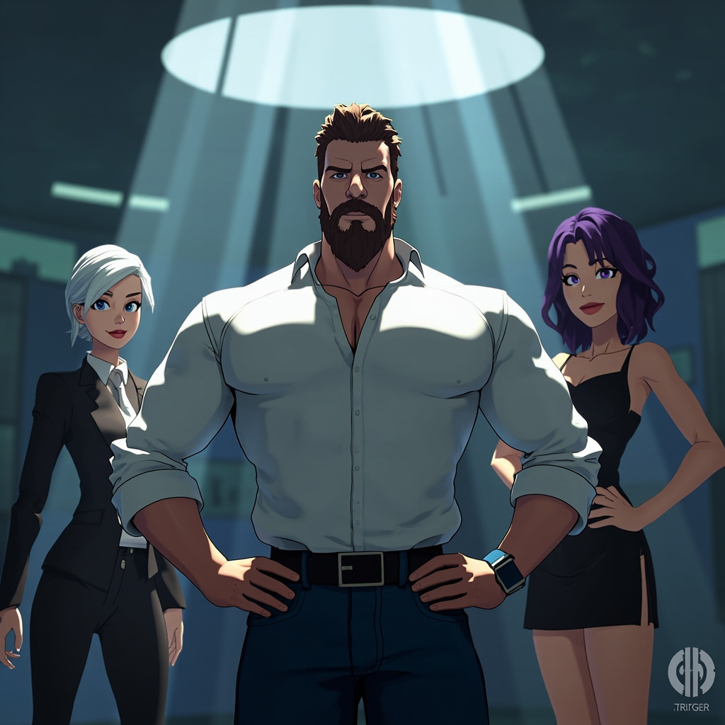 The UnikaNodes Team — Davide, Kaori, and Mikasa